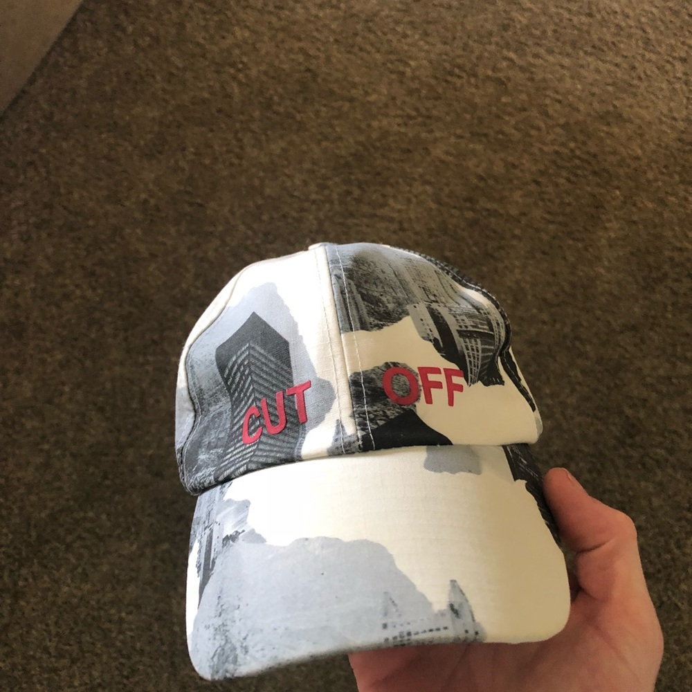 Off-White CUT OFF hat Virgil Abloh